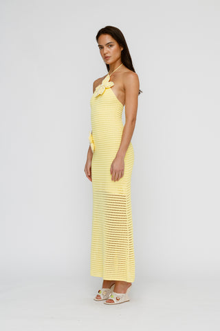 Sevilla Maxi Dress - Lemon
