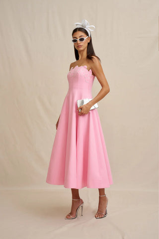 Florelle Strapless Dress - Pink