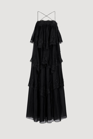 Ophelia Lace Gown - Black