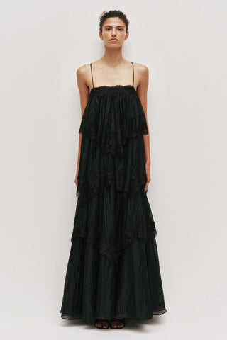 Ophelia Lace Gown - Black