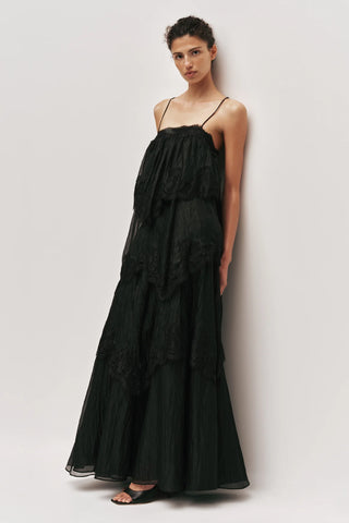 Ophelia Lace Gown - Black