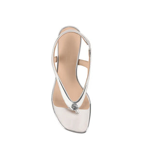 Martine Wedge Silver Metallic