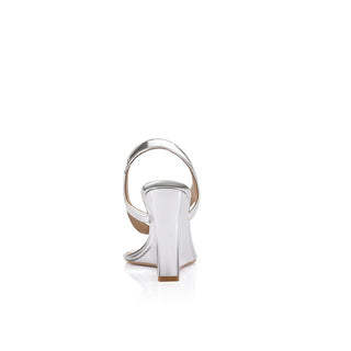 Martine Wedge Silver Metallic