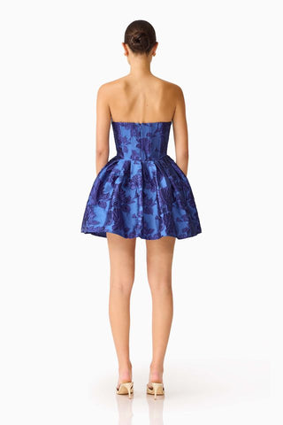 SORELLE BUSTIER MINI DRESS - COBALT BLUE