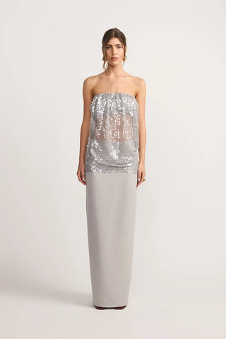 Alisa Strapless 2pc set - Oyster