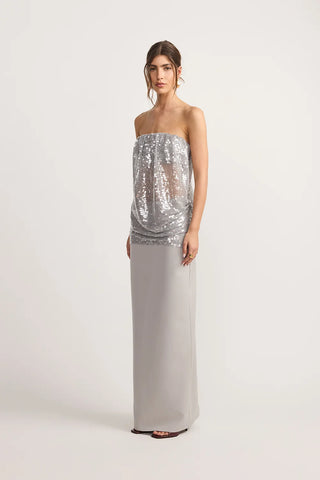 Alisa Strapless 2pc set - Oyster