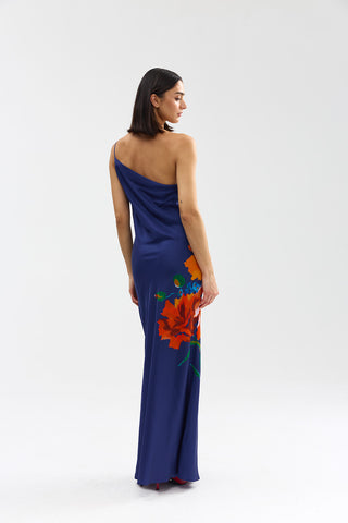 Clemence Dress - Royal Papaya