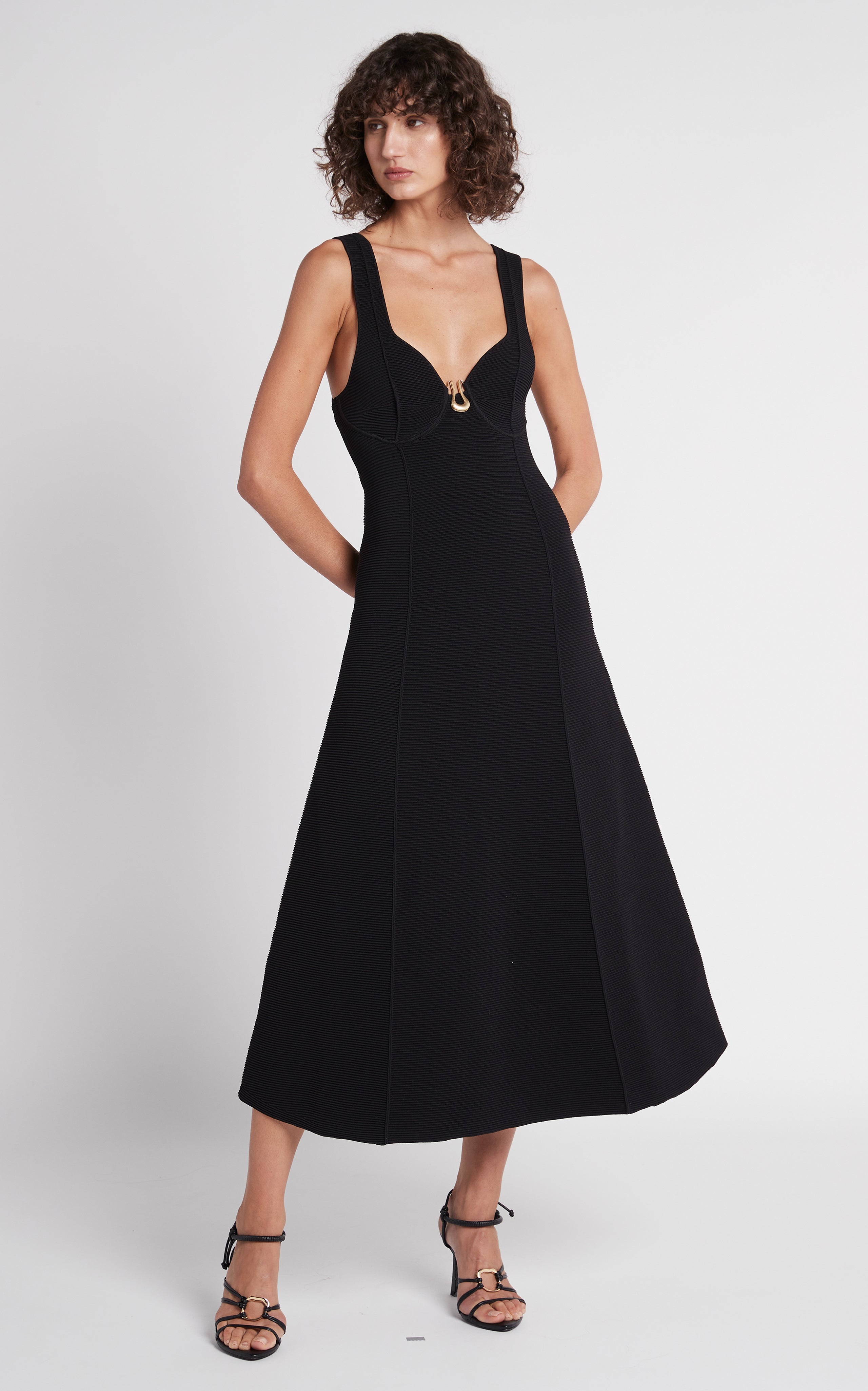 Aje Sylvette Knit Midi Dress. The Luxe Closet Australia Aje Sylvette Knit Midi Dress. The Luxe Closet Australia