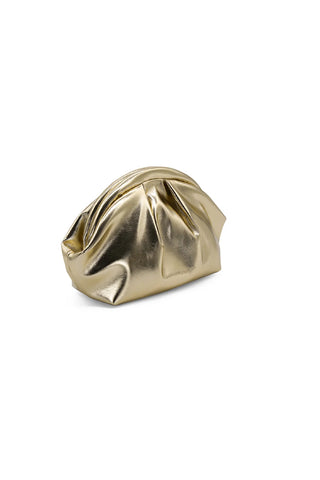 Annette Clutch - Metallic Gold