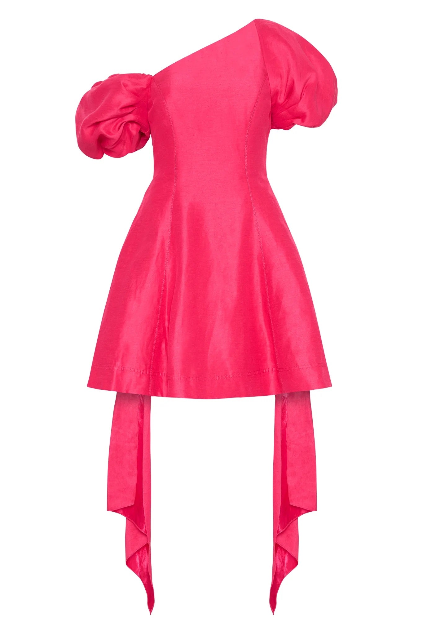 arista tulip sleeve mini dress Bougainvillea Red Arista Tulip Sleeve Mini Dress