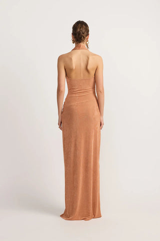 Bailey Halter Maxi Dress  - Cardamom