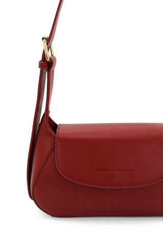 Kiara Shoulder Bag - Burgundy Red