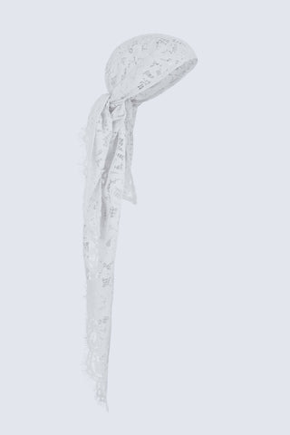 Bonita Head scarf - White Lace