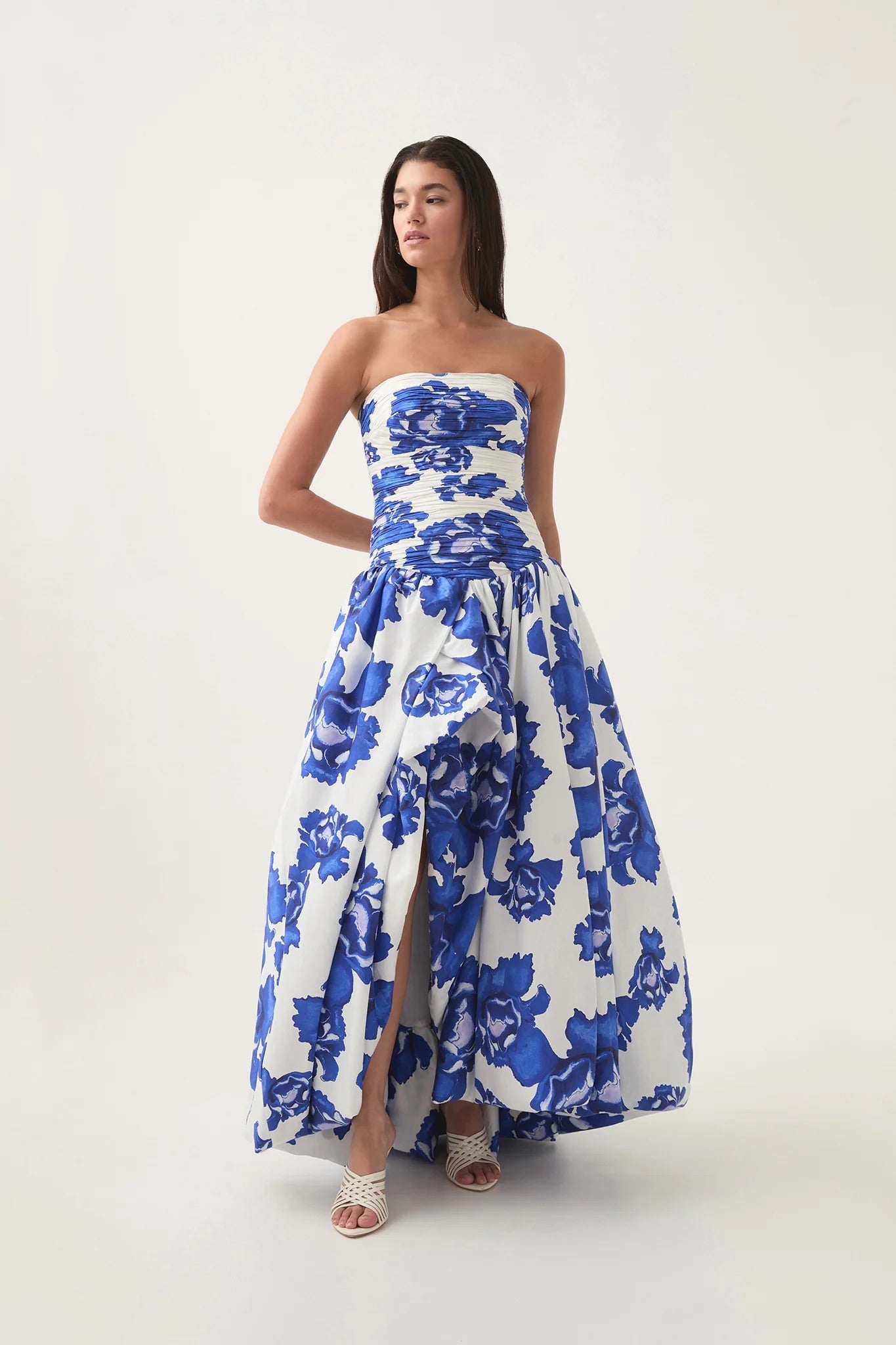 Behold Maxi Dress - Boldly Blooming Cobalt The Luxe Closet Australia Behold Maxi Dress - Boldly Blooming Cobalt The Luxe Closet Australia