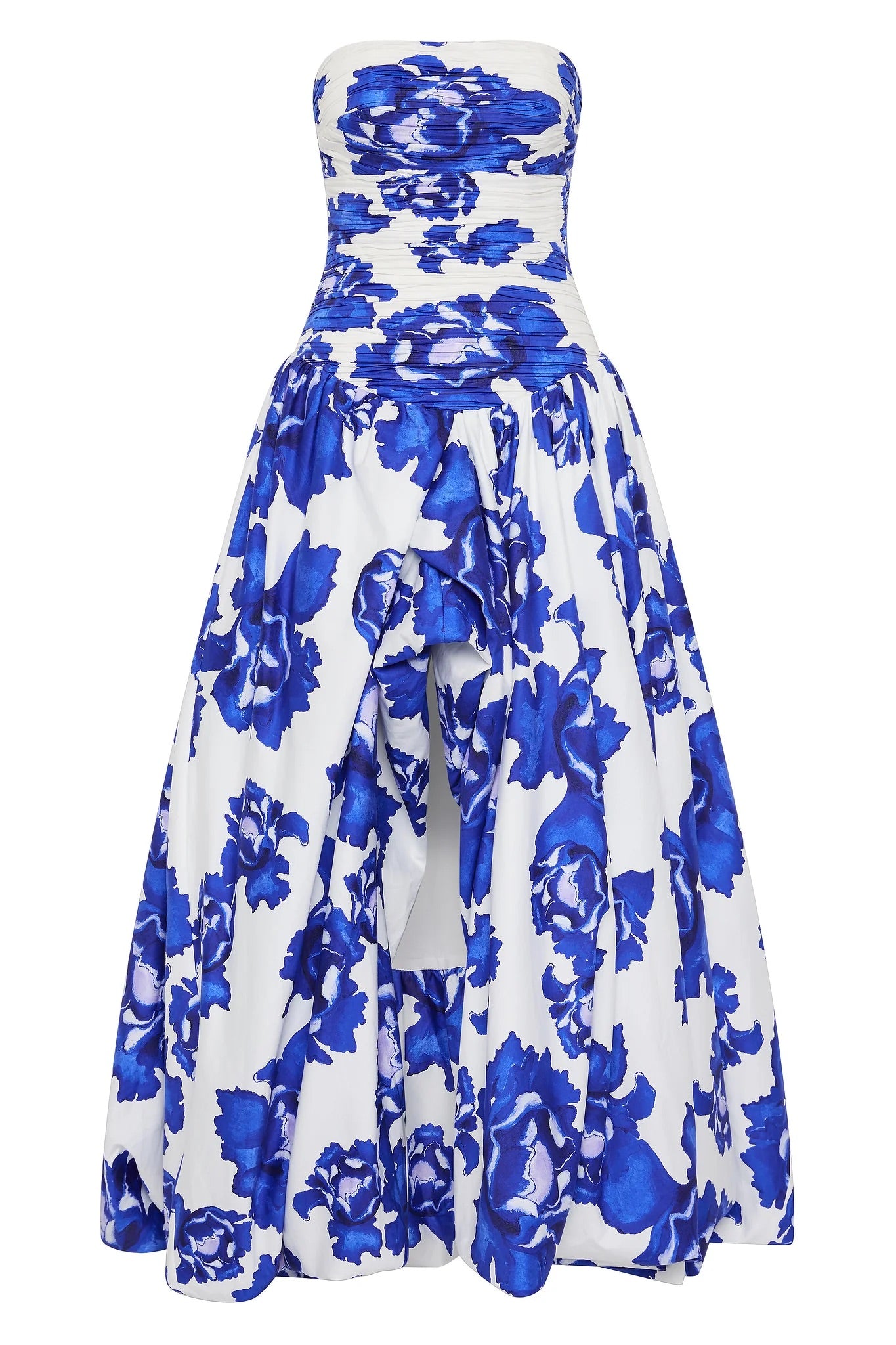 behold maxi dress Aje Behold Maxi Dress in Boldly Blooming Cobalt