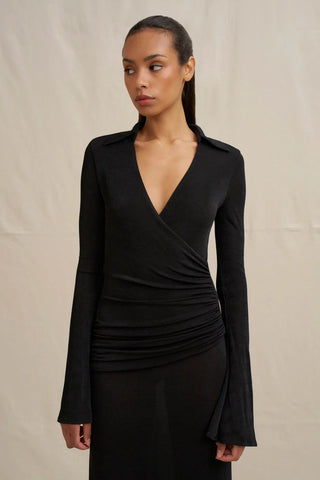 Charlotte Jersey Dress - Black