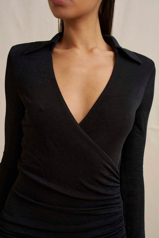Charlotte Jersey Dress - Black