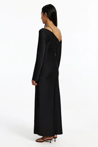 Ellis Long Sleeve Maxi Dress - Black