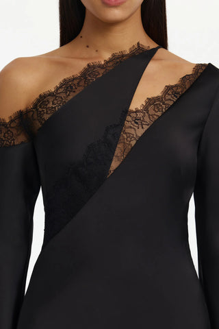 Ellis Long Sleeve Maxi Dress - Black