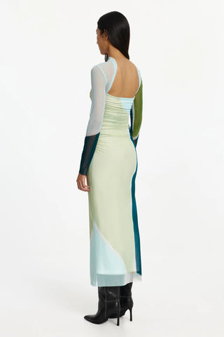 Yusra Long Sleeve Midi Dress