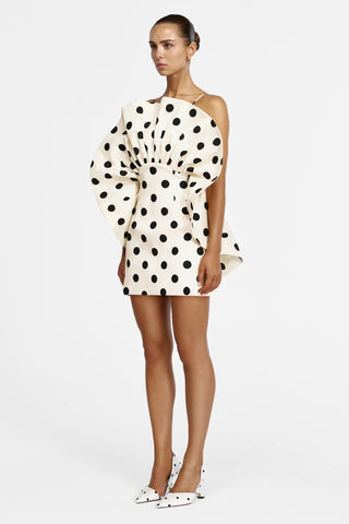 KETCH MINI DRESS - DOTTY