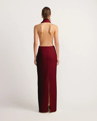 Dova Dress - Bordeaux