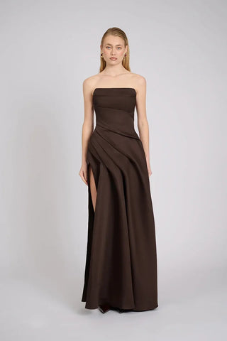 Deanna Gown - Chocolate
