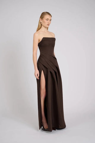 Deanna Gown - Chocolate