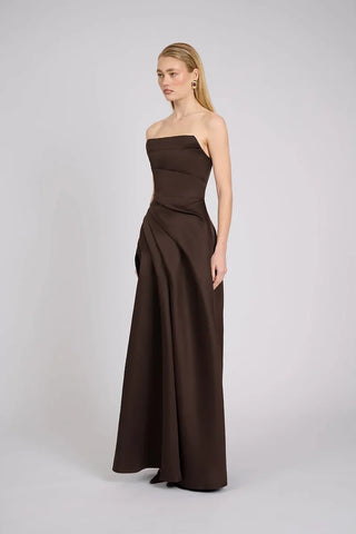 Deanna Gown - Chocolate