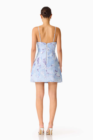 AURAE MINI TULIP DRESS - SKY BLUE