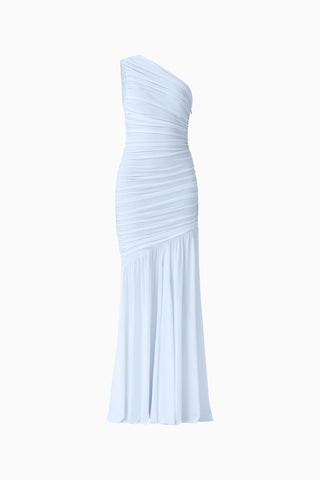 Florencea One Shoulder Gown - Powder Blue