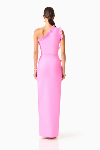 Orelia Asymmetrical Gown - Pink