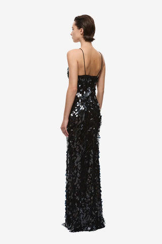 The Sapphire Sequin Dress - Black