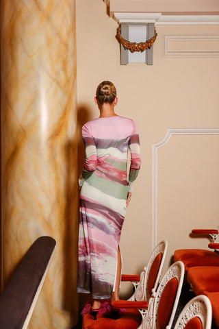 Ezli Mesh Dress - Retro Resin