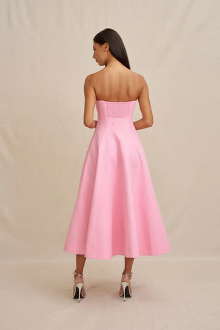 Florelle Strapless Dress - Pink