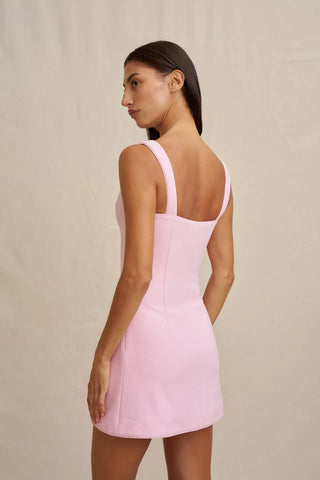 Flora Mini Dress - Pink