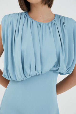 SERAPHIC MIDI DRESS | AQUATIC