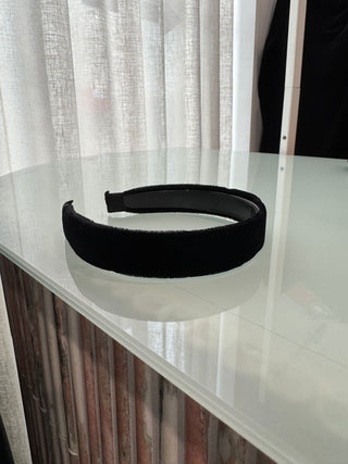 Velvet Headband - Black