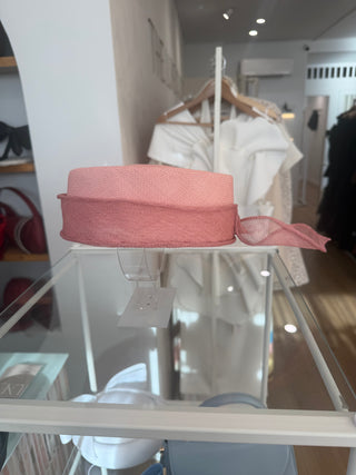 Straw Pillbox - Pink