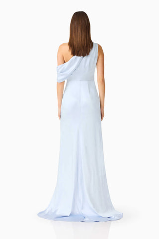 Isadora Off The Shoulder Gown - Pale Blue