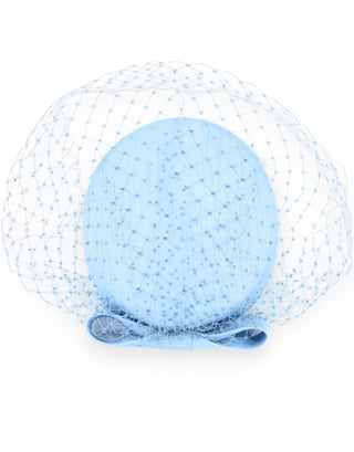 Jacqui Racewear Pillbox Hat - Blue