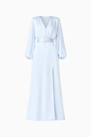 Kai Long Sleeve Maxi Dress - Pale Blue