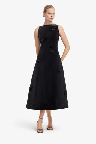 Cleo Velvet Sleeveless Midi Dress