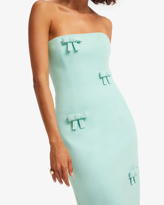 Rayna Bow Bustier Maxi Dress