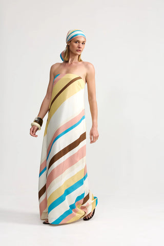 LUCIE DRESS - SIERA STRIPE