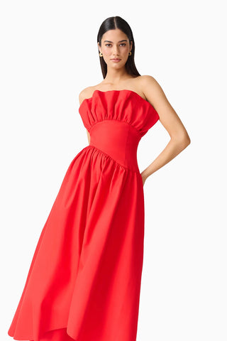 Laurel Sleeveless Maxi Dress - Red