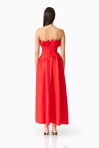 Laurel Sleeveless Maxi Dress - Red