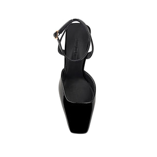 Mona Wedge - Black Patent Leather