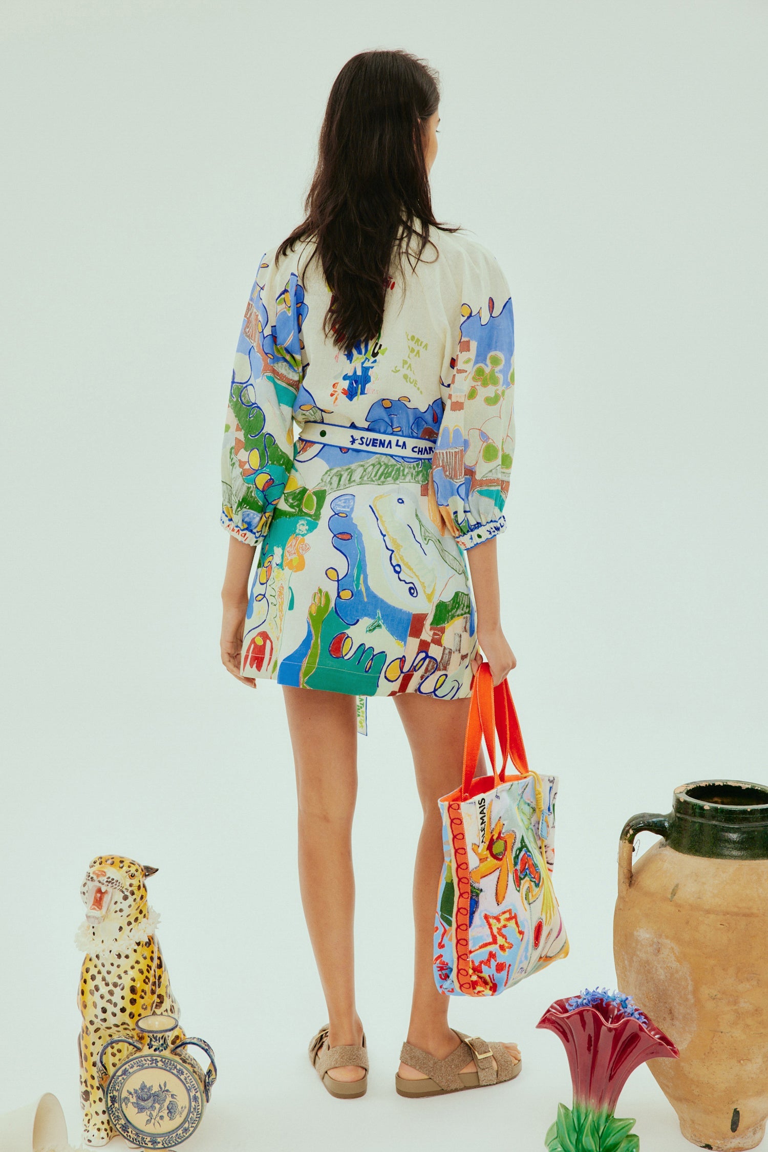 alemais nadia shirt dress ALEMAIS Nadia Mini Shirtdress