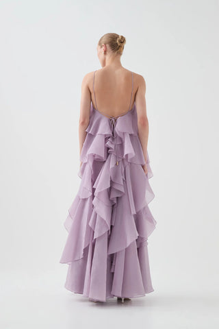 Pandorea Layered Maxi Dress - Lilac